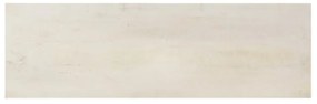 Mesa consola 115x35x77 cm madeira de mangueira áspera branco