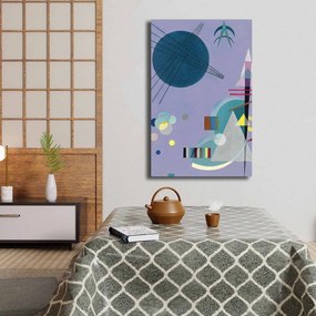 Pintura Decorativa em Tela 4570KANDINSKY023 – Multicolor – 45 x 70 cm
