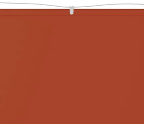 Toldo vertical 180x270 cm tecido oxford cor terracota