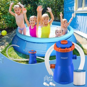 Bomba de filtro para piscina MZP30 2280 l/h azul/laranja