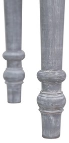Secretária 115x50x78 cm madeira de mogno maciça