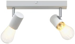 Spotlight de Teto 2 Vias Ajustáveis Branco E27
