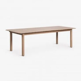 Mesa De Jantar Retangular Extensível Em Madeira De Acácia Duala 250-310x105 Cm Marrom Acácia Claro - Sklum