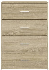 Aparadores 2 pcs 60x31x84 cm derivados madeira carvalho sonoma
