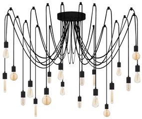 Chandelier Kabluni – Preto – 246 x 246 cm