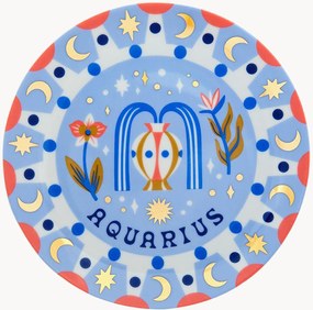 Prato de sobremesa em porcelana Aquarius