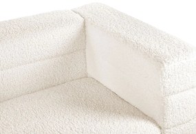 Sofá de 3 lugares em tecido bouclé branco GRANNA Beliani
