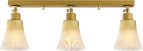 Chandelier Foca – Dourado – Diâmetro 62 cm, Altura 22 cm