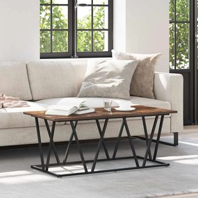 vidaXL Mesa de centro Carvalho fumado 100 x 50 x 40 cm