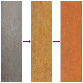Canteiro de jardim 240x40x45 cm aço corten cor enferrujado