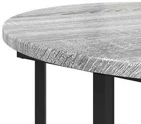 Conjunto de Mesas Laterais 2 pcs em Cinza Sonoma, Madeira Revestida e