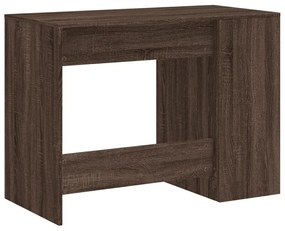 Secretária 102x50x75 cm derivados de madeira carvalho castanho