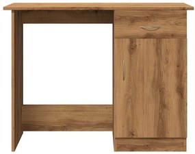 Secretária 100x50x76cm derivados de madeira carvalho artisiano