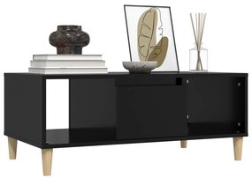 Mesa de centro 90x50x36,5 cm derivados de madeira preto