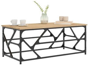 Mesa centro 100x50x40 cm derivados madeira cor carvalho sonoma