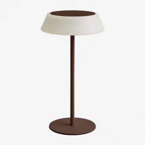Ulenia Wireless Outdoor Led Solar Table Lamp Castanho Fumado - Sklum