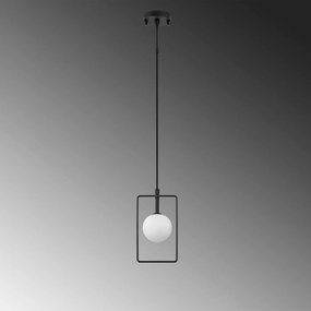 Chandelier Geometri – Preto e Branco – 14 x 12 cm