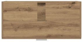 Armário de Pia Carvalho Artesanal 78x37x59 cm Madeira Engenharia