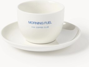 Chávena em cerâmica com pires Morning Fuel