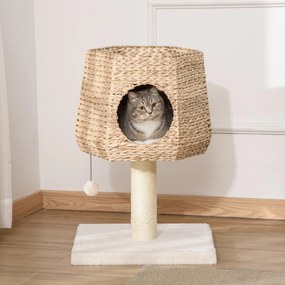 PawHut Árvore Arranhador para Gatos Pequena Altura 66cm Torre de Escal