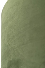 Abajur veludo verde 50/50/25 com interior dourado