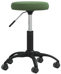 Cadeira de jantar veludo verde-escuro