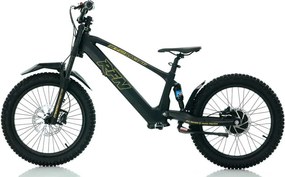 Bicicleta elétrica infantil 750W 20" RXF Evo Racing Preto/Dourado