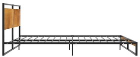 Estrutura de cama metal 200x200 cm