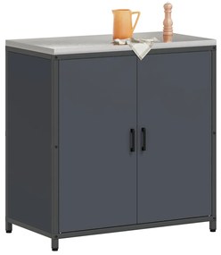 Armário de Armazenamento para Cozinha Antracite 60 x 50 x 92 cm
