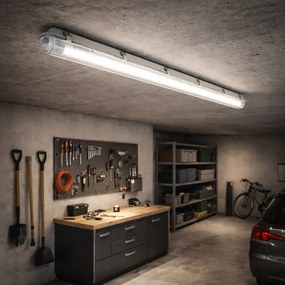 Luminária TL com LED 1800 lm e detetor de movimento IP65 - Base