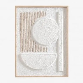 Quadro Decorativo em Relevo (45x60 cm) Carsten B - Sklum