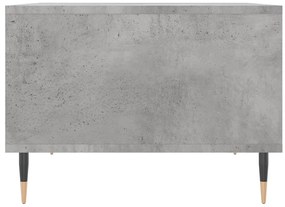Mesa de centro 60x50x36,5 cm derivados de madeira cinza cimento