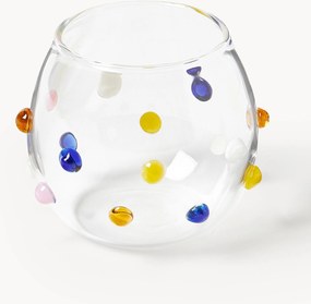 Copos pequenos de vidro borosilicato artesanal Perli, conjunto de 4