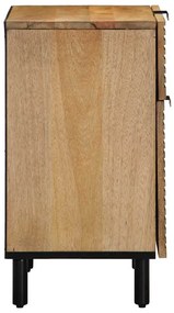 Mesa de cabeceira 50x33x60 cm madeira de mangueira maciça