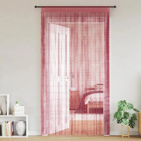 vidaXL Cortinas de fios 2 pcs 100x250 cm rosa
