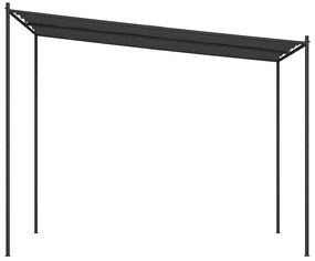 Gazebo 3x3 m 180 g/m² tecido e aço antracite