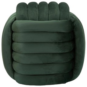 Puff Softy Green - Veludo Verde - 45 cm x 45 cm x 45 cm
