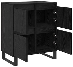 Buffet Preto 60 x 35 x 70 cm Madeira processada