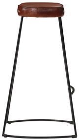 Bancos de bar Gavin 2 pcs 44x37,5x78 cm castanho-escuro