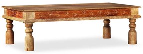 Mesa de centro madeiras mangueira/acácia maciças 110x60x38cm