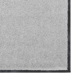 Tapete Retangular vidaXL Cinza 120x250 cm