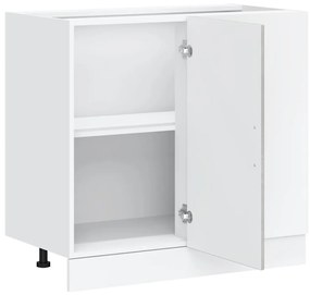 Armário base cozinha Porto derivados madeira cinzento cimento
