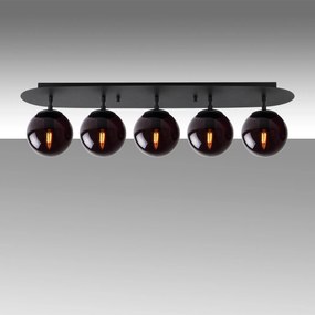 Candeeiro de Teto Well – Preto – 90 x 23 x 25 cm