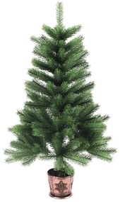 Árvore de Natal artificial agulhas realistas 65 cm verde