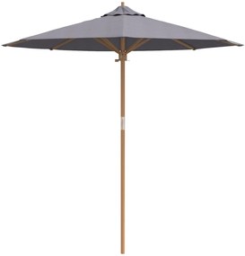 Guarda-sol Cinza Escuro da 217x230 cm Bambu