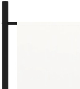 Divisória de quarto com 3 painéis 260x180 cm tecido branco