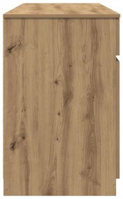 Mesa vidaXL Artisan Carvalho 140x49x76 cm Madeira de engenharia