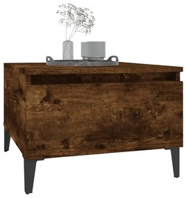 Mesa de apoio 50x46x35 cm derivados de madeira carvalho fumado