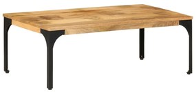 Mesa de centro 100x55x35 cm madeira de mangueira maciça