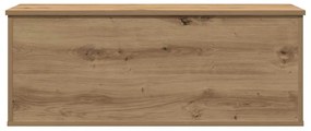 Caixa de Armazenamento vidaXL Carvalho Artisan 90x35x35 cm Madeira de